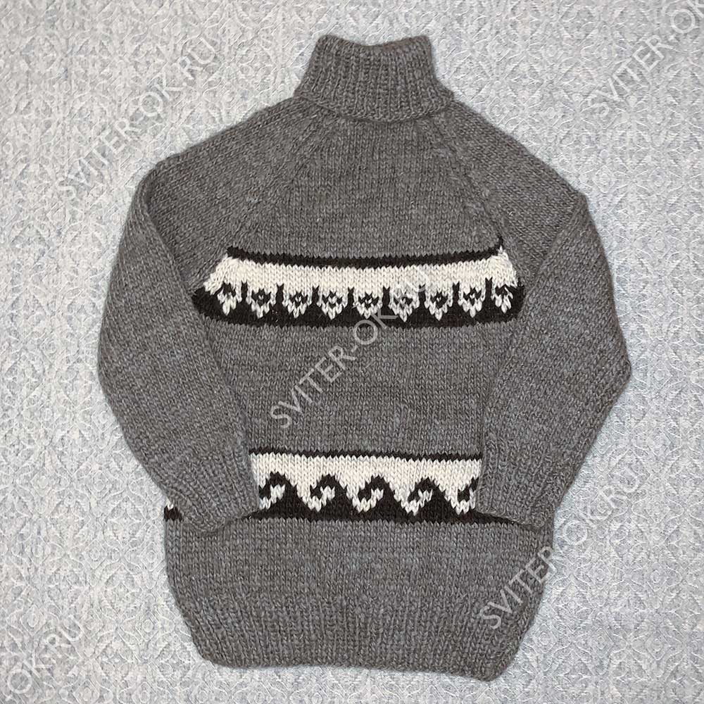 Шерстяной свитер «Империя» с высоким горлом