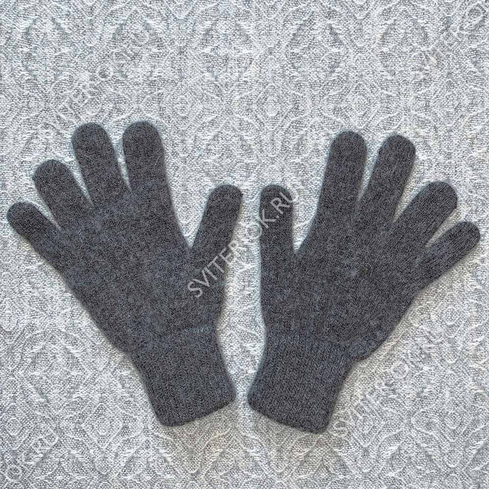 Мужские шерстяные перчатки «Серые»
