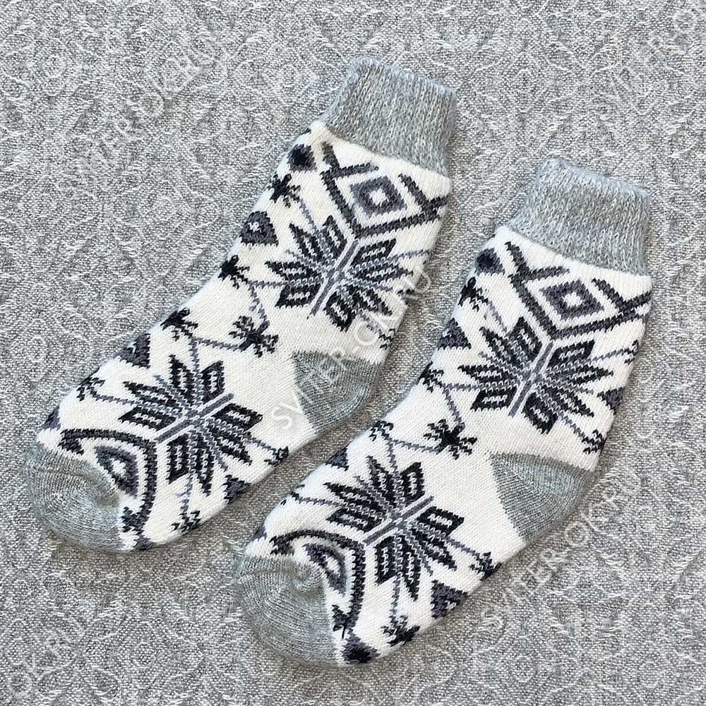 Женские шерстяные носки «Снежинка»