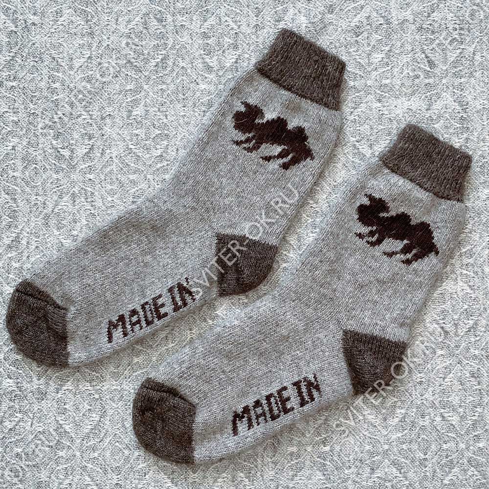 Мужские шерстяные носки «Верблюды»