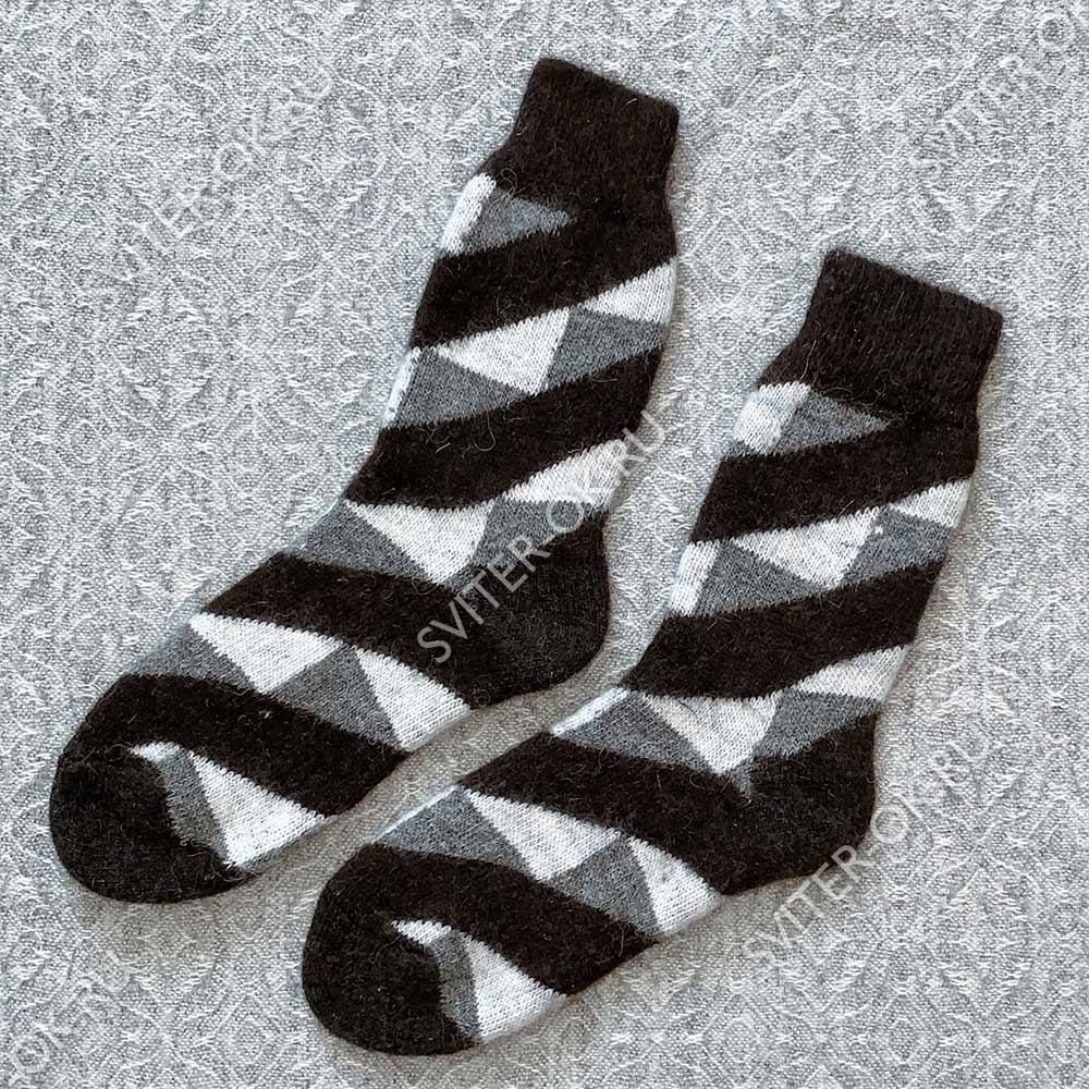 Мужские шерстяные носки «Геометрия»