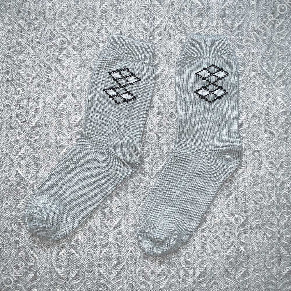 Мужские шерстяные носки «Витраж»